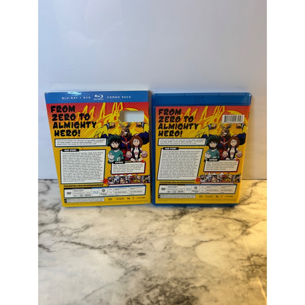 My Hero Academia Season One Blu-ray DVD Combo Pack Funimation Slipcover - Picture 3 of 4